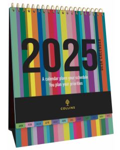 Collins 2026 Desktop Calendar Edge Rainbow Desk Month to View (SPECIAL ORDER - MOQ 6) *Pre-Order Aug/Sept Delivery*