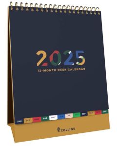 Collins 2026 Calendar Year Desktop Calendar Edge Mira Desk Month to View (SPECIAL ORDER - MOQ 5) *Pre-Order Aug/Sept Delivery*