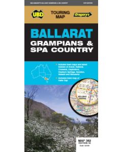 Ballarat Grampians & Spa Country Map 382 18ED (Min Order Qty: 2)