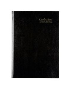 Cumberland Casebound Financial Year Diary 2023-2024 A4 Week to View Black (Min Order Qty 6) 