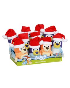 Bluey Christmas Plush CDU of 10 