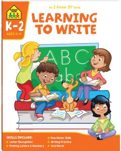 School Zone I Know It Learning to Write (Min Ord Qty 2) 