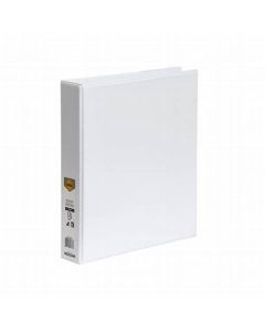 Marbig A4 Clearview 3D Insert Binder 38mm White (Min Order Qty 2)