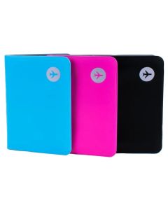 Passport Holder PVC Assorted Colours (Min Order Qty 4)