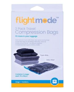2pk Travel Compression Bags