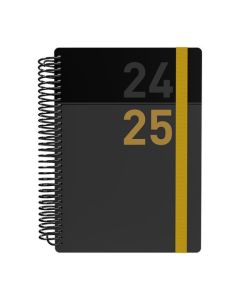 Collins Delta 2024-2025 A5 Day to Page Financial Diary Yellow (Order in Multiples of 5) ***Available March 2024*** Special Order Item