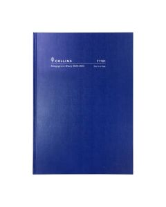 Collins Kingsgrove Financial Year 2024-2025 A5 Day to Page Diary Navy (Order in Multiples of 5 Only) ***Available March 2024*** Special Order Item
