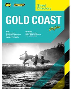 UBD Gregory's Gold Coast Refidex Street Directory 25th ed (Min Order Qty 1) 
