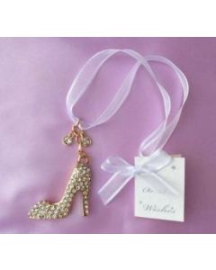 Bridal Charm - Diamante High Heel Gold