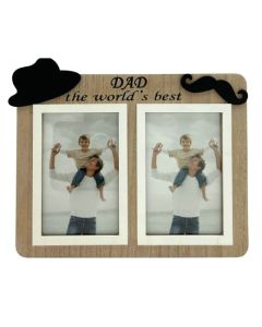 Dual 4”x6” Dad Photo Frame