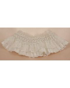 Wedding Keepsake Bridal Charm - Garter with Gathered Lace (Min Order Qty 2)