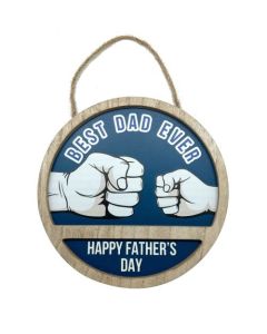 Best Dad Ever Hanging Plaque