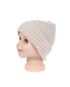 Winter Beanie Beige KIDS (Min Order Qty 1)