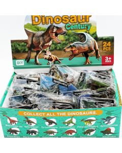 Assorted Dinosaur Figurines 12cm CDU of 12