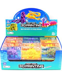 3D Dinosaur 9cm CDU of 24