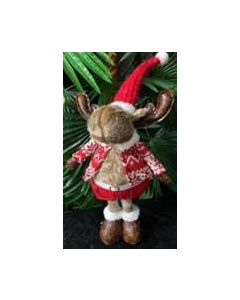 Reindeer Joel on 2 legs - Plush Decoration 