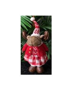 Reindeer Joelle on 2 legs - Plush Decoration 