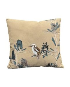 Kookaburra & Banksia – Cushion (Min Order Qty: 2)