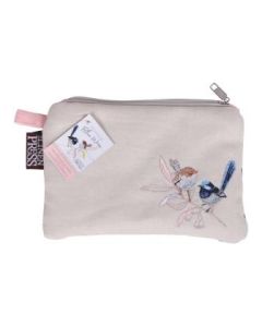 Wild Blue Wren – Pastel – Purse Large 