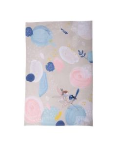 Wild Blue Wren – Pastel – Tea Towel (Min Order Qty: 2)