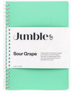 Convo Wiro Bound Ruled Notebook - Sour Grape (Undated) (Min Order Qty: 2)