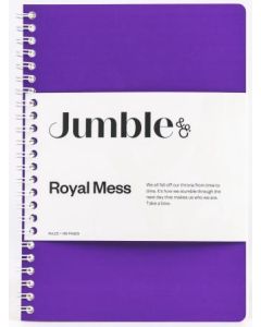 Convo Wiro Bound Ruled Notebook - Royal Mess (Undated) (Min Order Qty: 2)