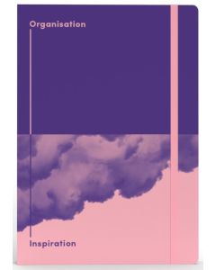 Jumble Notebook A5 160 Page Organisation & Inspiration Purple (Order in Multiples of 2)