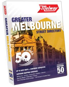 Melway Street Directory #50 Flexible Cover (5 COPIES OR MORE - Order in multiples of 5) 