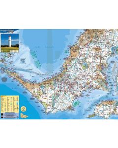 Mornington Peninsula Info Map Rolled Map (Min Order Qty 1) ***Special Order Item***