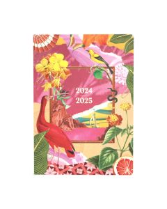Collins Maximalism 2024-2025 A5 Week to View Financial Year Diary Yellow (Order in Multiples of 5) ***Available March 2024*** Special Order Item