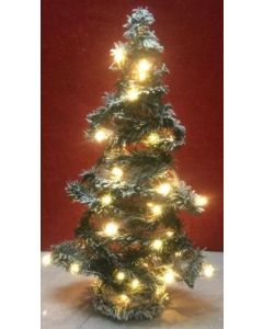 Green Christmas Tree Rattan with LED Lights (Min Order Qty: 1)