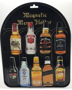 Spirit Bottle Shaped Magnets Pack of 18 with Metal Stand (Min Order Qty 1)