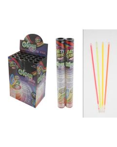 Glow Sticks 20cm Tube of 15 (Order in Multiples of 24)