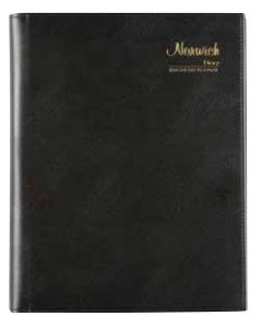 Cumberland Norwich 2024 A5 2 Days to Page Diary Black Min Order Qty 1