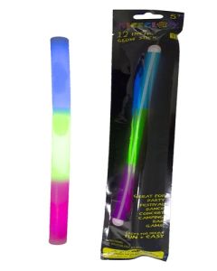 3 Colour Glow Stick 30cm Pack of 12 (Min Order Qty 1)