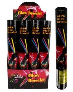 10pc Glow Bracelet CDU of 12 (Min Order Qty 1)