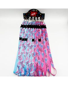 Flower Lanyards Display of 12