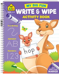 School Zone Write and Wipe Activity Book (Min Ord Qty 2)