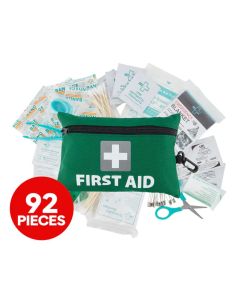First Aid Kit 92 Pieces (Min Order Qty 1)