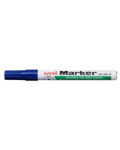 Uni-Ball 580 Marker Permanent Chisel Tip Blue Box of 12 (Min Order Qty 1) ***Special Offer - Pay for 12 & Receive 14*** Ends 30th April