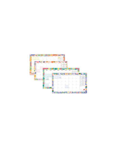 Sasco 2026 Fashion Desk Planner 450x276mm Assorted Colours *Pre-Order Aug/Sept Delivery*