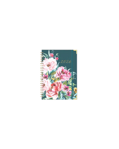 Cumberland 2026 Deluxe XL Spiral Weekly Planner 17 Months 216x279mm BELLA FLORA *Pre-Order Aug/Sept Delivery*