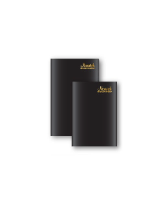 Cumberland 2026 Norwich PVC Spiral Bound A7 Week to View Diary Black *Pre-Order Aug/Sept Delivery*
