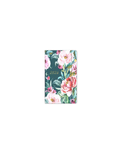 Cumberland 2026 Just Right Monthly Planner 17 Months 191x248mm BELLA FLORA *Pre-Order Aug/Sept Delivery*