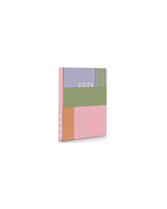Cumberland 2026 Good Day Monthly Planner 17 Months 140x196mm COLOUR BLOCK *Pre-Order Aug/Sept Delivery*