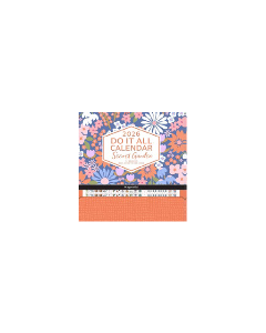 Cumberland 2026 Do-It-All Wall Calendar 17 Months 305x325mm BELLA FLORA *Pre-Order Aug/Sept Delivery*