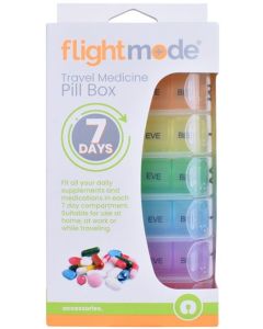 Flight Mode Travel Medicine Pill Box