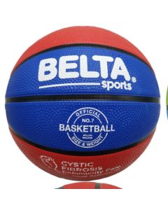 Belta Sports Basketball Rubber Size 7 Blue/Red/White