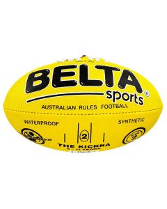Aussie Rules Football Synthetic Size 2 Yellow (Min Order Qty 2)