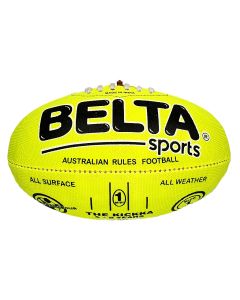 Footy Size 1 Fluro Yellow Synthetic Textured Rubber C10 (5-7 Years)
